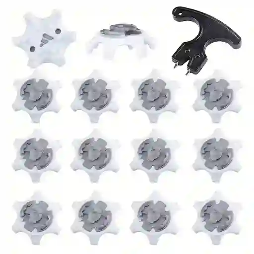 Spikes Para Zapatos De Golf Incluye Llave.