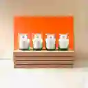 Set De 4 Velas Aromatizadas