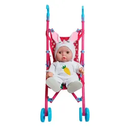 Muñeco Bebe Bebote En Coche + Accesorios Mascota Juguete