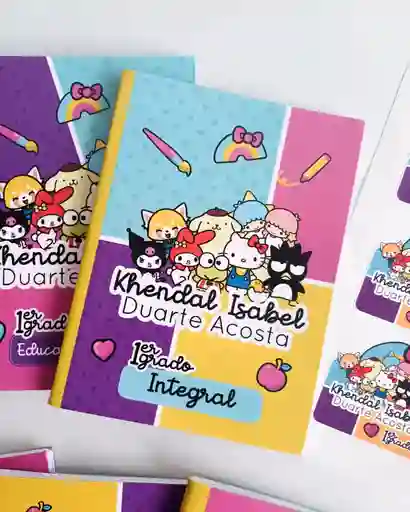 Cuaderno Empastado Cuadro 50 Hojas Niña