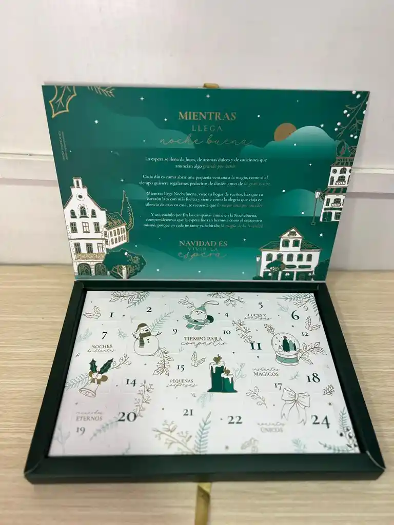 Calendario De Adviento Navideño Blossom -navidad