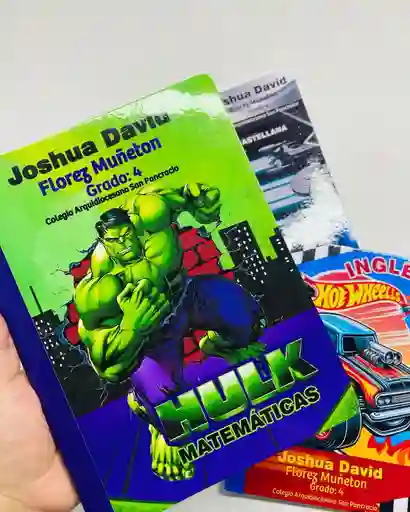 Cuaderno De 100 Hojas Diseño Niño Doble Linea