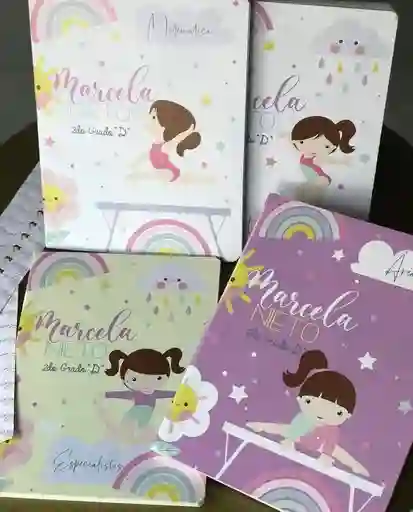 Cuaderno Empastado Raya 50 Hojas Niña