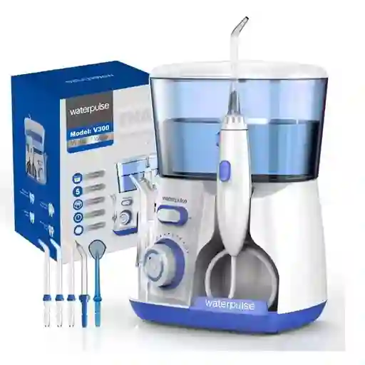 Irrigador Bucal Electrico Domestico V300 Con 5 Boquillas