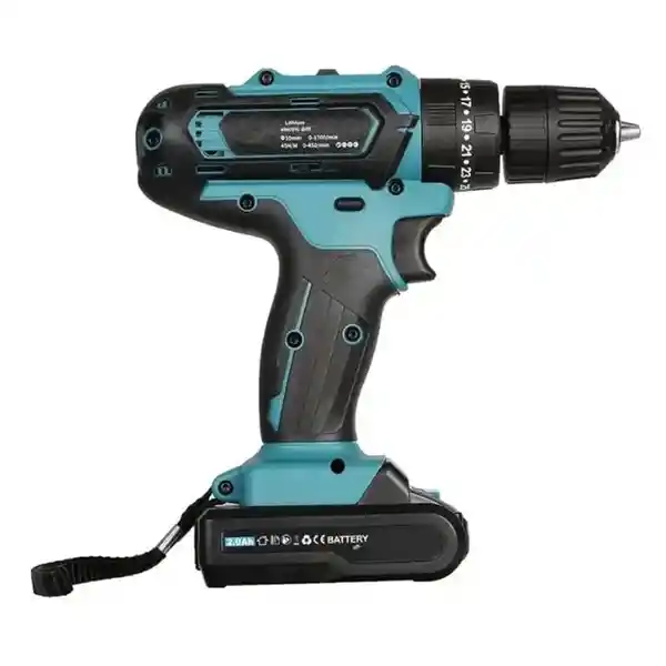 Taladro Atornillador Mini Inalámbrico 24 Piezas Doble Bateria