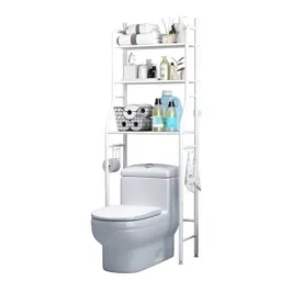 Organizador De Baño Estantería Mueble Ahorrador De Espacio 3 Color Blanco