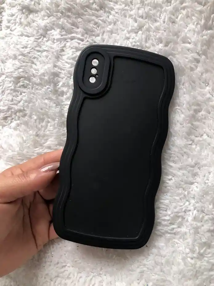 Funda Forro Para Iphone X Negro Mate