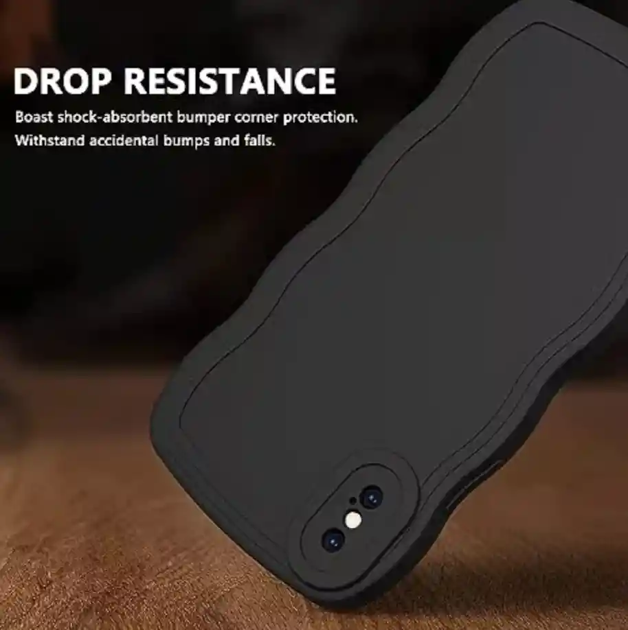Funda Forro Para Iphone X Negro Mate