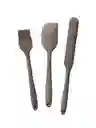 Set De 3 Utensilios Para Cocina De Silicona Color Beige
