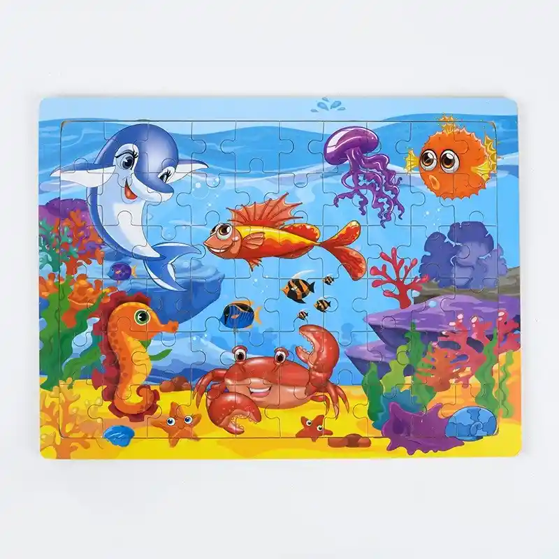 Juguete Rompecabezas Animales Marinos Ref Mt-053-2