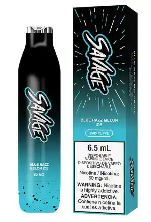 Vaper Desechable Stlth Savage Blue Razz Melon Ice - 2500 Puff