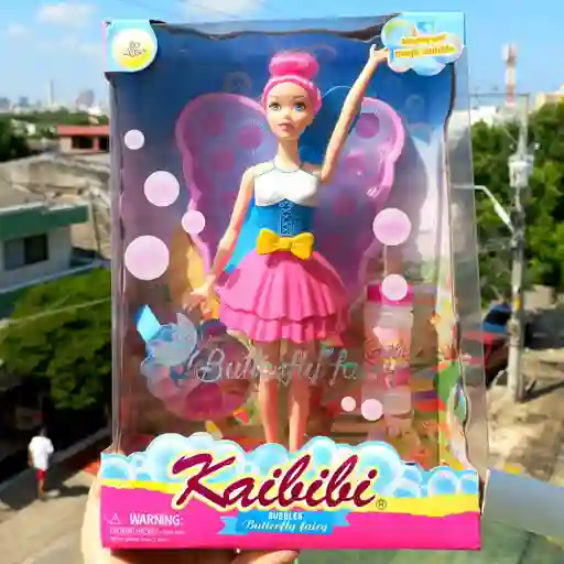 Muñeca Hada Hace Burbujas