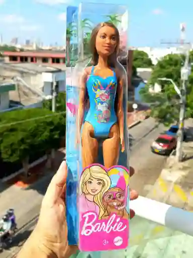 Barbie Original Playa/vestido De Baño