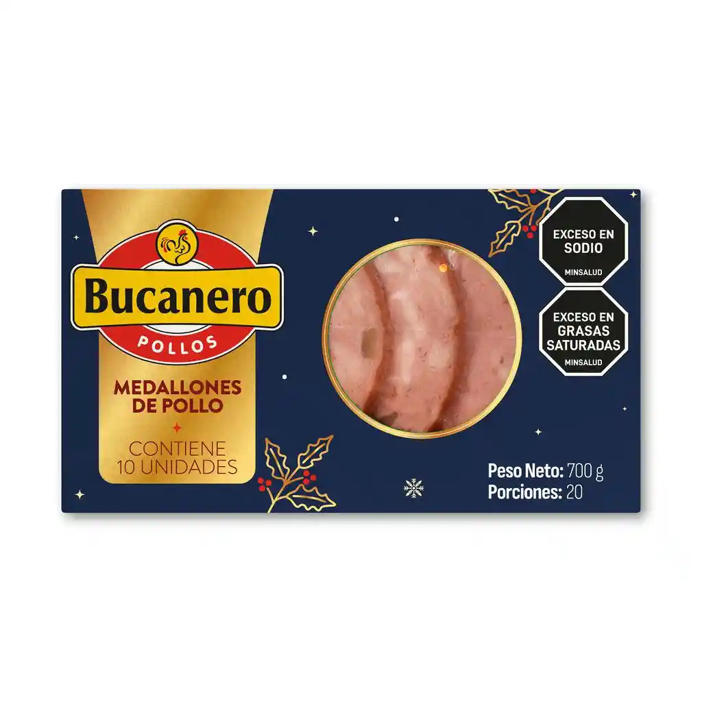 Bucanero Medallones De Pollo 700 G / 1.5 Lb
