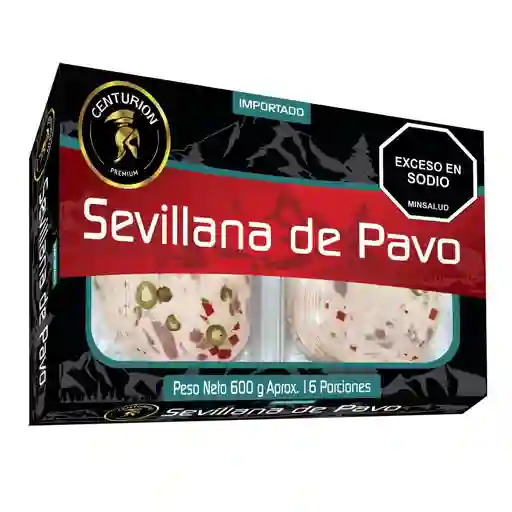 Centurión Sevillana De Pavo 6 Unidades / 600 G
