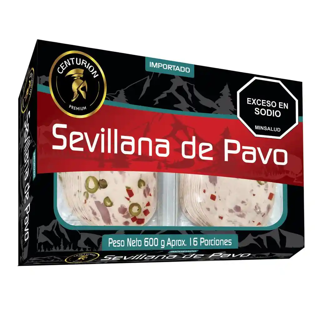 Centurión Sevillana De Pavo 6 Unidades / 600 G