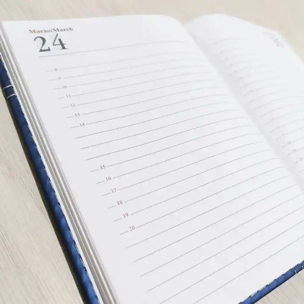 Agenda Planeador Permanente Pequeña – Organizador Con Horas Y Fechas ✨