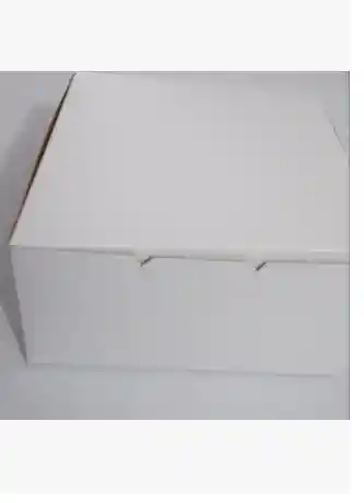 Cajas Blancas Para Tortas 30x30x10 Cms X 5 Unidades - Blanco