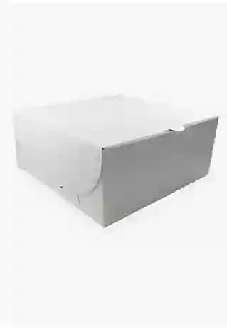 Cajas Blancas Para Tortas 30x30x10 Cms X 5 Unidades - Blanco