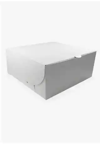 Cajas Blancas Para Tortas 30x30x10 Cms X 5 Unidades - Blanco