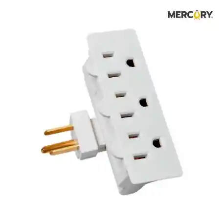 Te Electrica Escualizable Multitoma Gris Con Polo A Tierra