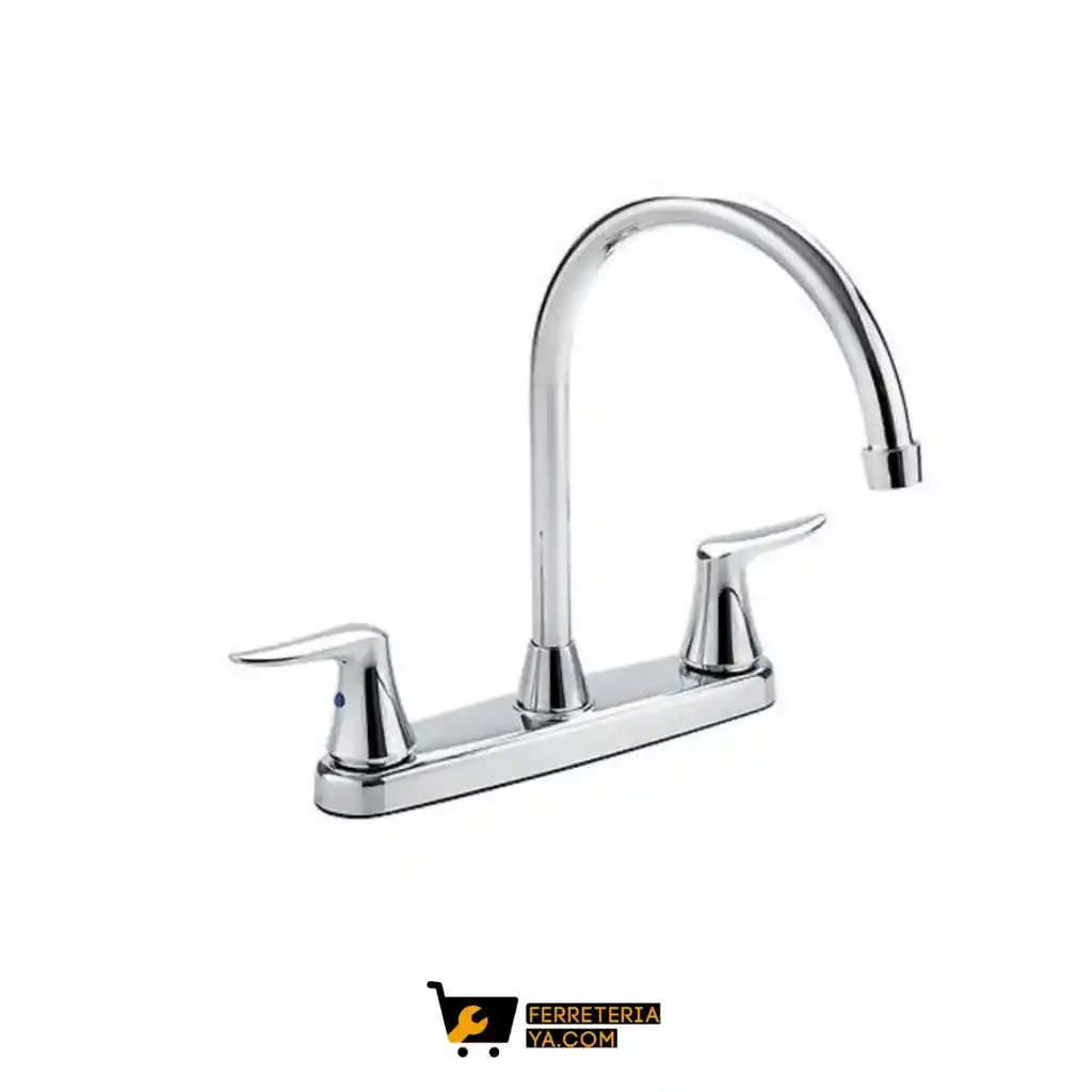 Mezclador Lavaplatos Palanca Doble Nepal Grival Ref: Ne5015551