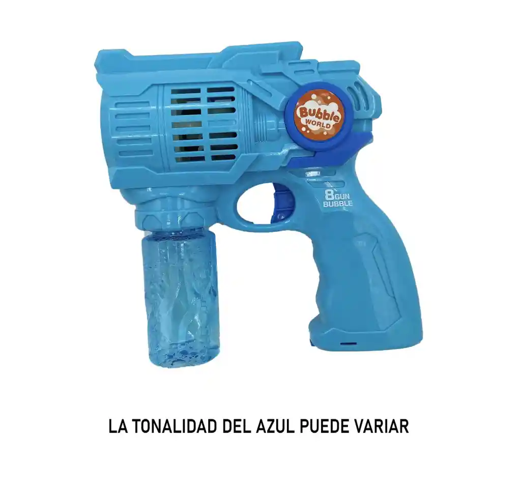 Juguete Pistola De Burbujas Automática Con Luces Led Para Niños Ref. P81388b
