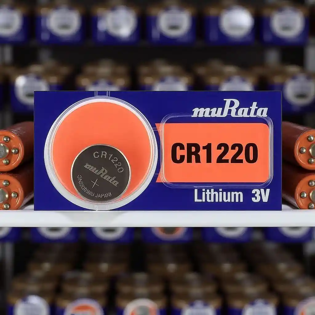 Batería De Litio Cr1220 3v Tipo Moneda Murata X Unidad