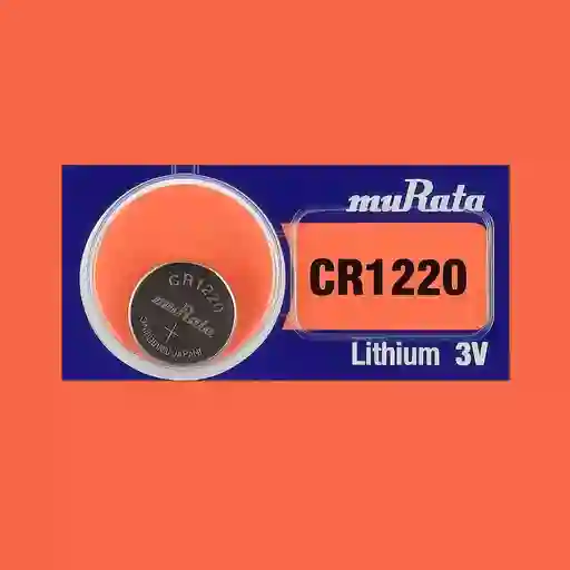 Batería De Litio Cr1220 3v Tipo Moneda Murata X Unidad