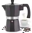 Cafetera Moka 9 Tazas Negra