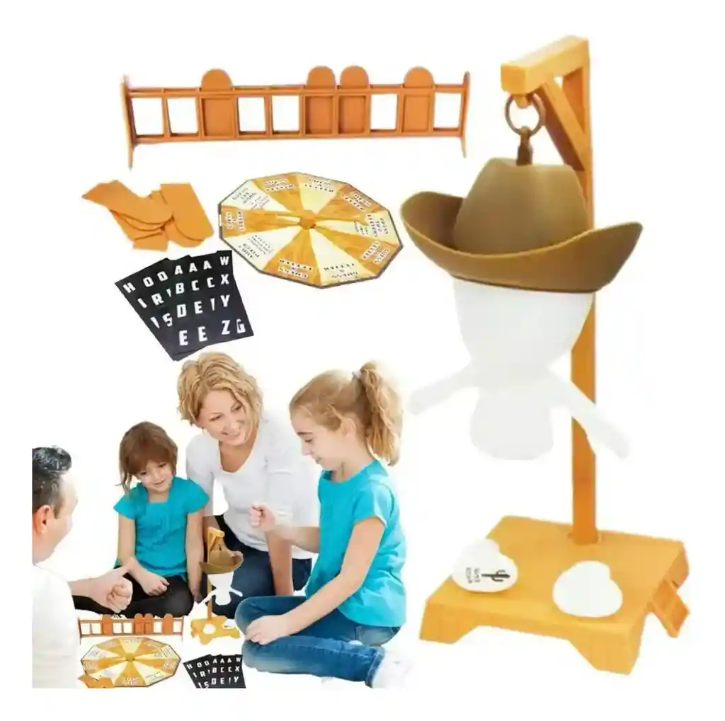 Juego Ahorcado Muñeco Vaquero Interactivo
