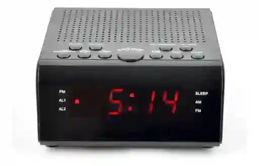 Radio Reloj Altavoz Despertador Digital Alarma Dual Pantalla