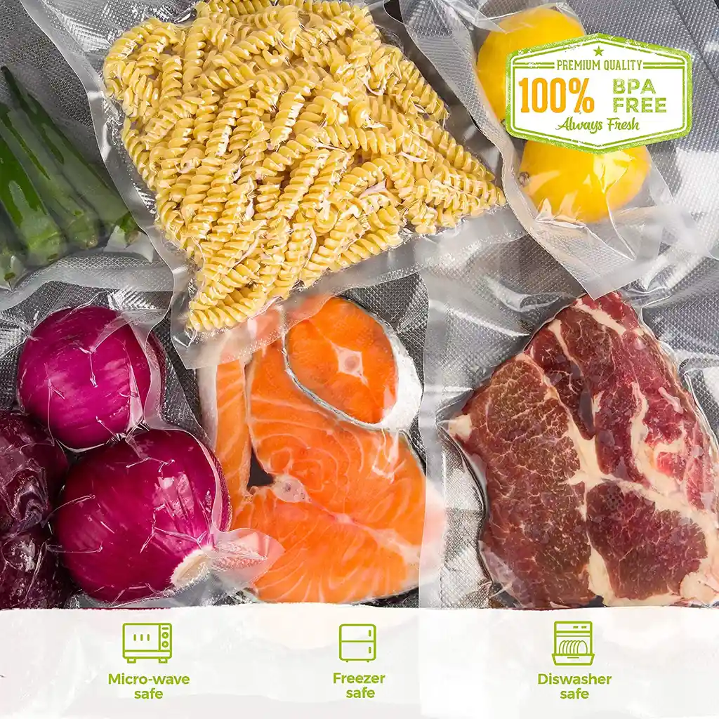 Empaque Vacio Texturizada Rollo Bolsa Semi-industrial 30cm