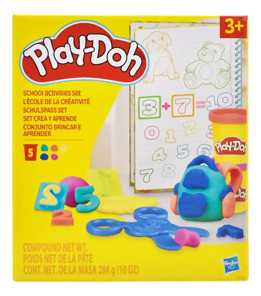 Juguete Play-doh Set Crea Y Aprende Actividades Para Niños Agregar A Favoritos Ahorras Ha