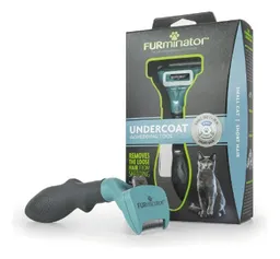 Furminator Deslanador Chico Para Gato De Pelo Corto Color Ve - Verde