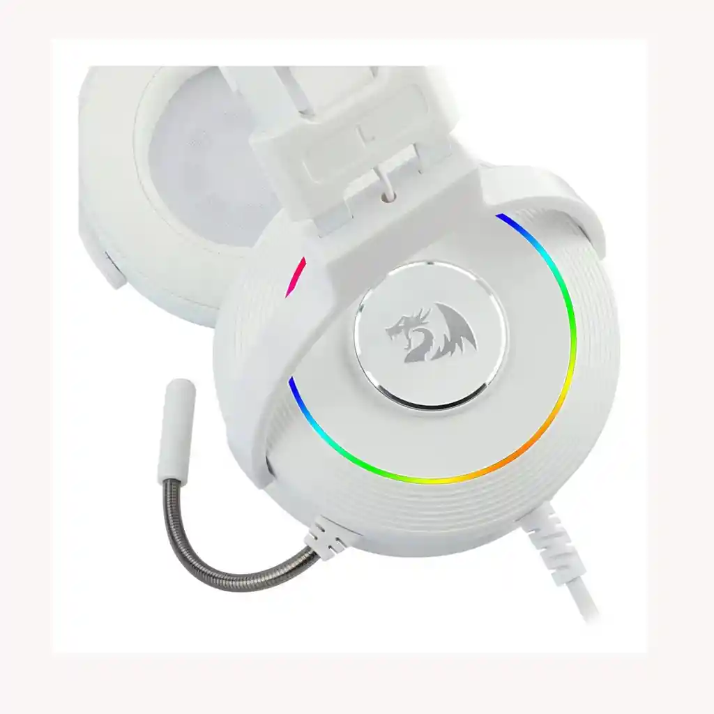 Auriculares Diadema Gamer Rgb Redragon Lamia 2 H320 | Blanca