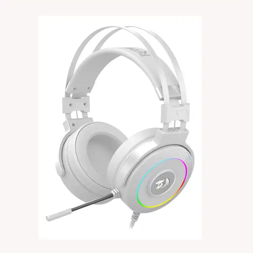 Auriculares Diadema Gamer Rgb Redragon Lamia 2 H320 | Blanca