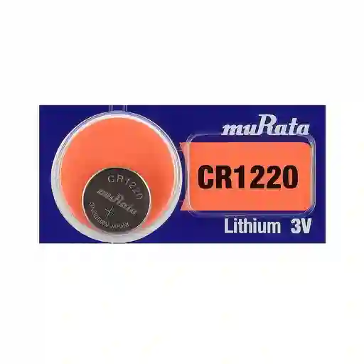 Batería De Litio Cr1220 3v Tipo Moneda Murata X Unidad