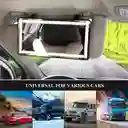 Espejo Luz Led Parasol Para Carro, Tocador Recargable Usb