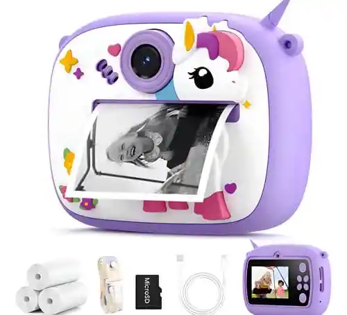 Cámara Digital Mini Unicornio Para Niños – ¡captura Momentos Mágicos Y Despierta La Creatividad!