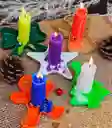 Porta Velas Figuras Navideñas Soportes X10 Unidades Día De Las Velitas