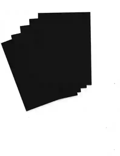 Cartulina Negra Por 1/8 Negro X2
