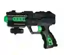 Juguete Pistola Dual Lanza Dardos E Hidrogel Con Luz Laser 716a-1 Colores Surtidos