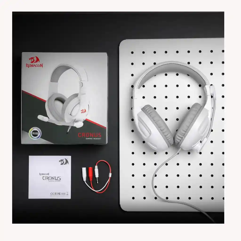 Auriculares Audifonos Diadema Gamer Rgb Redragon Cronus H211