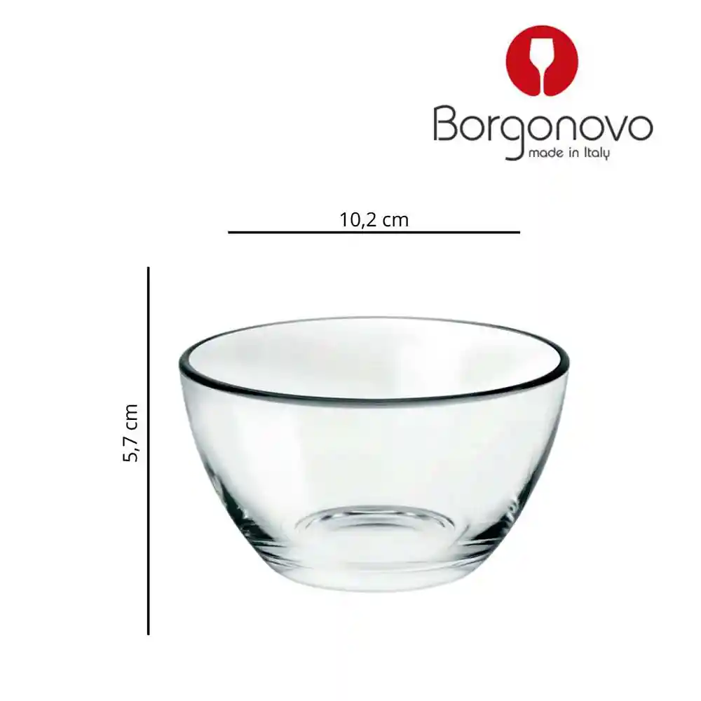 Ensaladera Borgonovo Palladio 10 Cm 220 Ml Vidrio