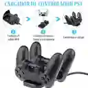 Base Cargador Soporte De Carga Para Controles De Play 4 Ps4