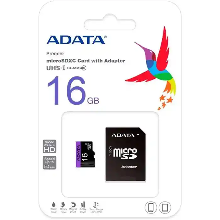 Adata Micro Sd 16gb Class 10