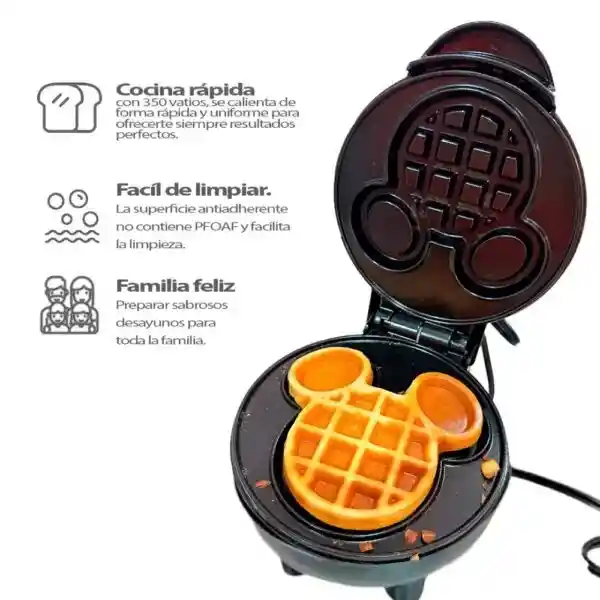 Waflera Mini Mickey Mause Wafles Infantiles