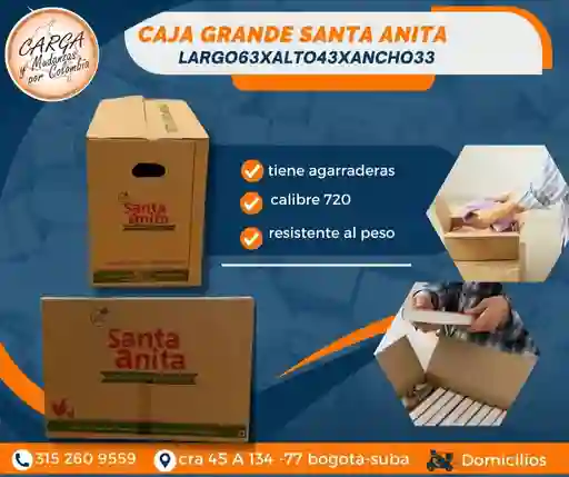 Cajas Para Mudanza 63 Largo X 43 Alto X 33 Ancho- Empaque Y Embalaje