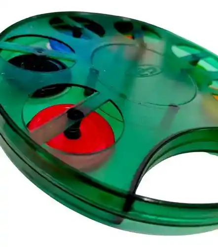 Pandereta Navideña Traslúcida Con Cascabel – Ideal Para Novenas, Niños Y Fiestas 🔔🎄